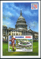 Uganda 1219 Sheet,MNH.Michel 1340 Bl.209. World Soccer Cup USA-1994.RFK Stadium. - Uganda (1962-...)