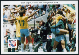 Uganda 1153-1154,MNH.Michel Bl.192-193. World Soccer Cup USA-1994.Brazil Coaches - Ouganda (1962-...)
