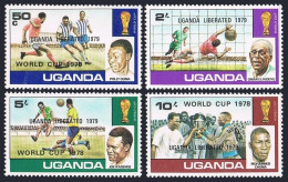 Uganda 253-257,MNH.Michel 230-233. Soccer Cup 1978.UGANDA LIBERATED. - Ouganda (1962-...)