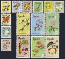 Uganda 115-129,MNH.Michel 105-119. Flowers 1969. - Uganda (1962-...)