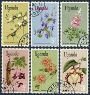Uganda 124-129,CTO.Michel 114-119. Flowers 1969. - Uganda (1962-...)