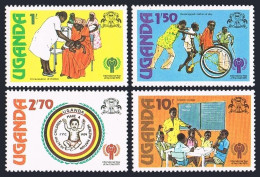 Uganda 223-226,226a,MNH.Michel 203-206,Bl.16. Year Of Child IYC-1979.Medicine, - Uganda (1962-...)