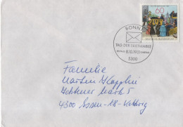 Germany Deutschland 1981 FDC Tag Der Briefmarke, Stamp Day, Canceled In Bonn - 1981-1990