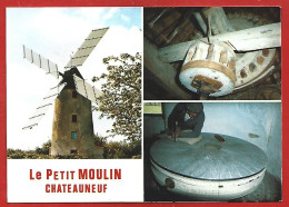 Châteauneuf (85) "Le Petit Moulin" Toujours En Activité 2scans Meunier - Other & Unclassified