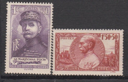 France Profit Des Oeuvres De Guerren° 455/456 Neufs** - Unused Stamps