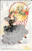 SUERTE DE VARAS -  Tenue De Cette Superbe Femme Entièrement Brodée - Embroidered