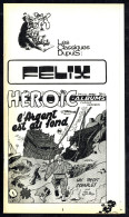 "FELIX: L'argent Est Au Fond" De M. TILLIEUX - Supplément à Spirou - Classiques DUPUIS - 1974. - Spirou Magazine