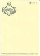83 - Menu Vierge Avec Illustration De ST-TROPEZ  ( Var ) Au 18° Siècle - Menükarten