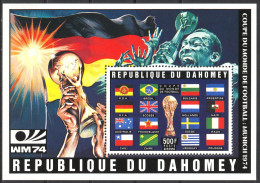 Football / Soccer / Fussball - WM 1974:  Dahomey  Bl ** - 1974 – Allemagne Fédérale