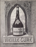 Vintage Reclame Advertentie Likeur  Liqueur De La Vieille Curé  Affiche Publicitaire  1923 - Advertising