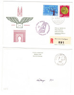 Suisse /Schweiz // Poste Aérienne // 1962 // Vol Zurich- Casablanca 7.11.1962  (RF 62.24.a) - First Flight Covers