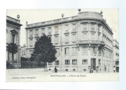 CPA - 34 - Montpellier - L'Hôtel Des Postes - Circulée En 1917 - Montpellier