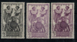 France - Somalies - "Guerriers : Type De 1938" - Série Neuve 2** N° 179 à 181 De 1939/40 - Nuevos