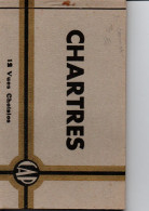 CHARTRES. 12 Vues Choisies, Carnet Complet. Très Bon état.  12 SCANS - Chartres