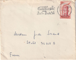 Lettre De LUXEMBOURG - TP "EUROPA " N° 515. - Brieven En Documenten