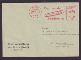 Bünde NRW SST Zigarrenstadt Bünde Westfalen N. Osnabrück Niedersachsen - Storia Postale