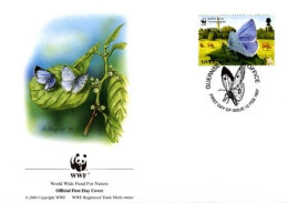 FDC Guernsey/WWF Protected Butterfly 1997 - Schmetterlinge
