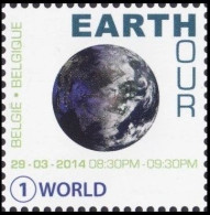 4405** - Earth Hour 2014 - MONDE - Ongebruikt