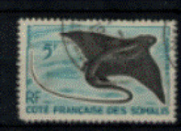 France - Somalies - "Poisson : Aigle De Mer" - Oblitéré N° 296 De 1959/60 - Usados