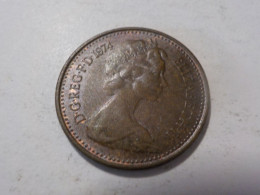ANGLETERRE  1974  1/2 New Penny - 1/2 Penny & 1/2 New Penny