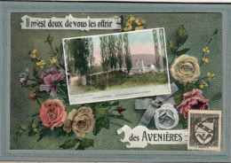 CPA (38) AVENIERES - Carte Souvenir: Il M'est Doux De Vous Les Offrir - 1941 - Sonstige & Ohne Zuordnung