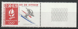 Jeux Olympiques D'hiver Albertville 1992. Ski De Vitesse, Timbre Neuf** N° 2675 - Unused Stamps