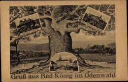 CPA Bad Roi Im Odenwald, Otzberg, Schloss, Burg Breuberg, Baum - Other & Unclassified