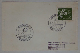 Allemagne - Enveloppe Circulée Avec Timbre Oiseaux (1961) - Palomas, Tórtolas