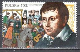 Poland  2015 - Jan Potocki - Mi.4774 - MNH(**) - Unused Stamps