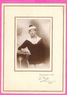 Un Fier Matelot De La Marine Nationale Avec Son Bachi à Pompom Par Gay Au Puy Vers 1930 - Personas Anónimos