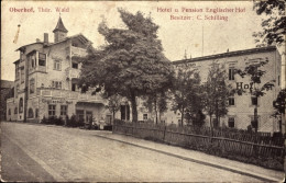 CPA Oberhof Im Thüringer Wald, Hotel, Pension, Bes. C. Schilling, Früher Englischer Hof - Other & Unclassified