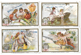 S 576, Liebig 6 Cards, Histoire Naturelle Enfantine (small Damage At Borders) (ref B12) - Liebig