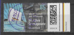 BRD 2024   Mi.Nr. 3830 , 75 Jahre Grundgesetz - Gestempelt / Fine Used / (o) - Oblitérés