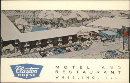 11038427 Wheeling_Illinois Motel Restaurant  Clayton House - Sonstige & Ohne Zuordnung