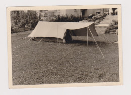 Tent In Yard, Scene, Vintage Orig Photo 10.2x7.2cm. (1462) - Voorwerpen