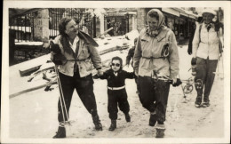 CPA Princesse Juliana Der Niederlande, Princesse Margriet, Skiurlaub In Zermatt, April 1947 - Koninklijke Families