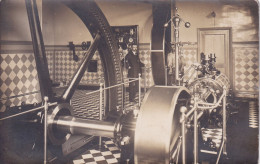 Machine à Vapeur - Usine - Carte Postale Ancienne Photographique - Matériel