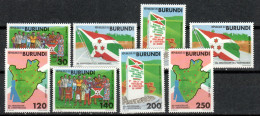 BURUNDI 986-93  ** MNH – 30 Years Independence  1992 - Nuevos
