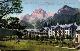 CPA Carbonin Schluderbach Toblach Dobbiaco Südtirol, Hotel-Monte-Cristallo - Sonstige & Ohne Zuordnung
