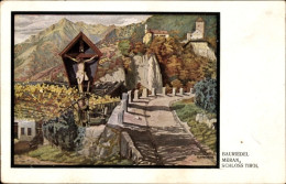 Artiste CPA Bauriedel, Meran Merano Südtirol, Schloss - Autres & Non Classés