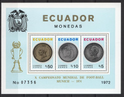Football / Soccer / Fussball - WM 1974:  Ecuador  Bl **,perf. - 1974 – Germania Ovest