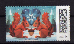 ALLEMAGNE Germany 2023 Noel Ecureuil Eichhorn Obl. - Used Stamps