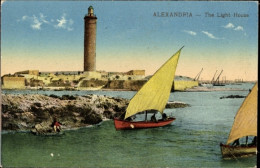 CPA Alexandria Ägypten, Der Leuchtturm - Autres & Non Classés