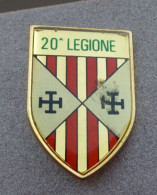 Distintivo Guardia Di Finanza 20^ LEGIONE - Dismesso - Anni 80/90 - Italian Police Pinned Insignia - Used Obsolete (286) - Polizia