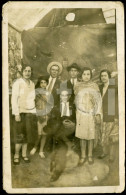 1929 REAL STUDIO PHOTO FOTO POSTCARD PRAIA CAPARICA ALMADA SETUBAL PORTUGAL CARTE POSTALE - Setúbal