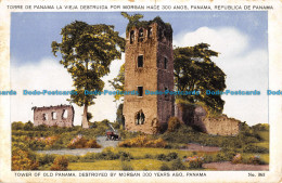 R055146 Tower Of Old Panama. Destroyed By Morgan 300 Years Ago. Panama. I. L. Ma - Monde