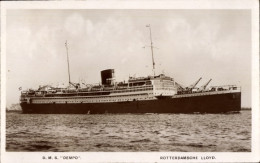 CPA Dampfschiff DMS Dempo, Koninklijke Rotterdamsche Lloyd - Autres & Non Classés