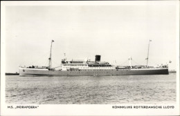 CPA Dampfschiff MS Indrapoera, Koninklijke Rotterdamsche Lloyd, KRL - Autres & Non Classés