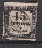 France Taxe N°3 Typographie - 1859-1959 Usati