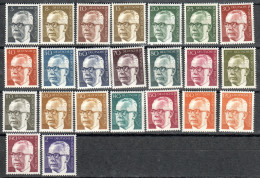 BERLIN : 339-52 ** MNH - President Heinemann (1970-2) - Unused Stamps